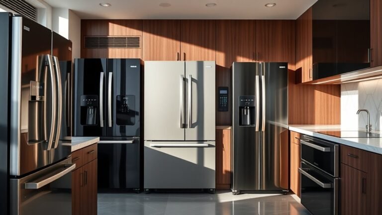 top trendy kitchen fridge options