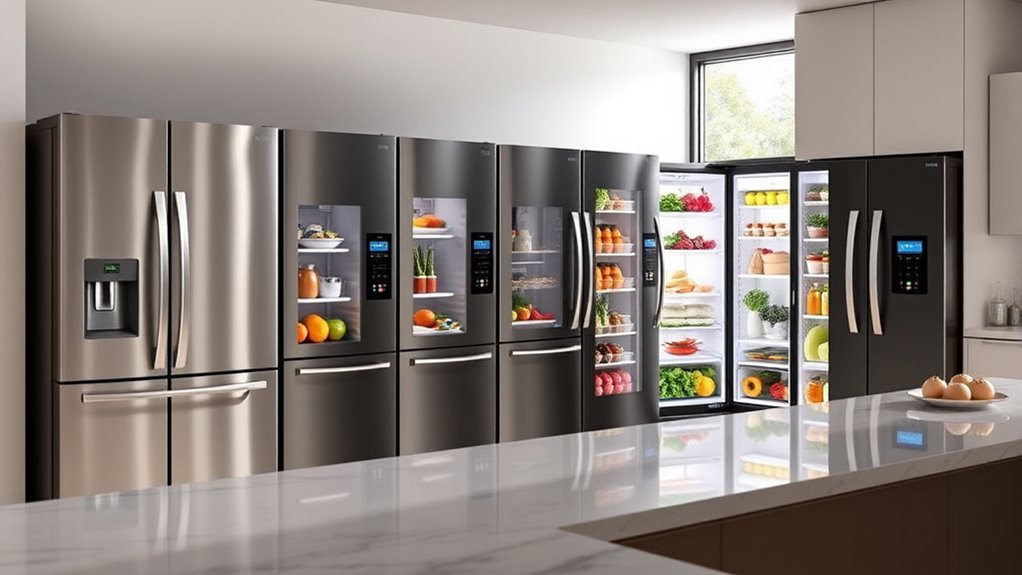 top triple door refrigerators