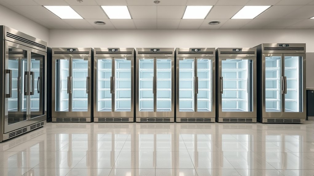top two door commercial refrigerators
