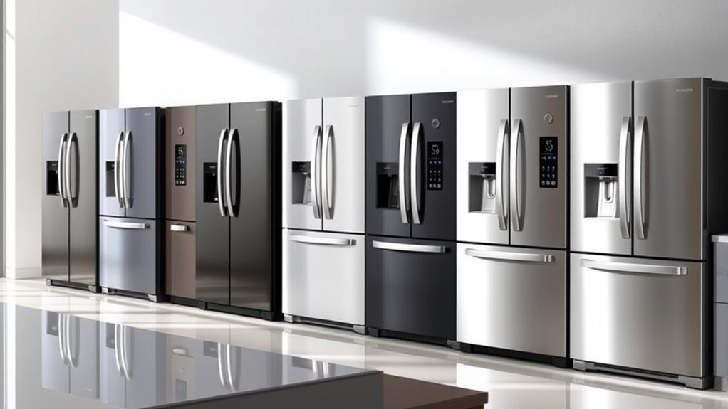 top two door refrigerators
