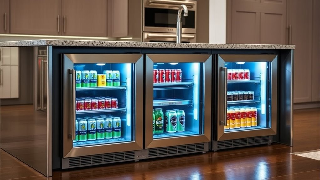 top undercounter beverage coolers