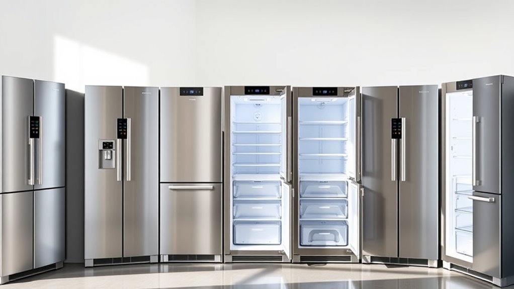top upright freezer refrigerators