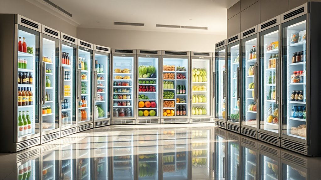 top upright glass fridge prices