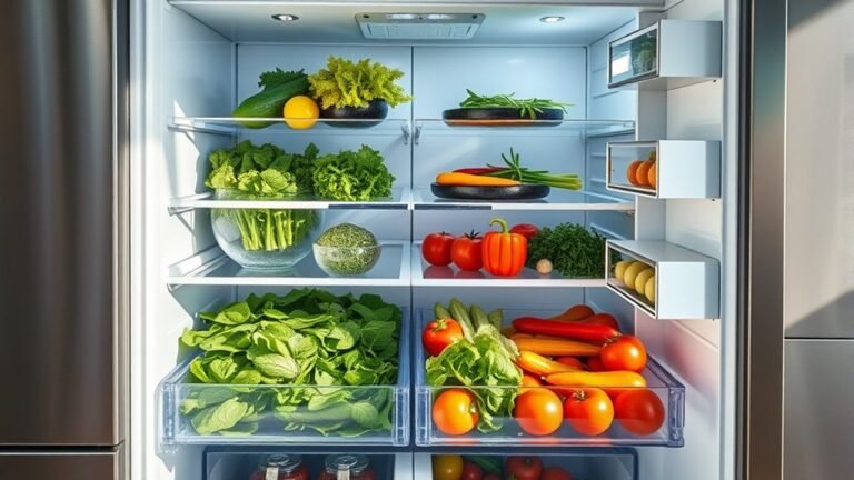 top vegetable storage fridges