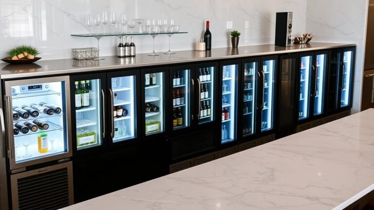 top wet bar refrigerators