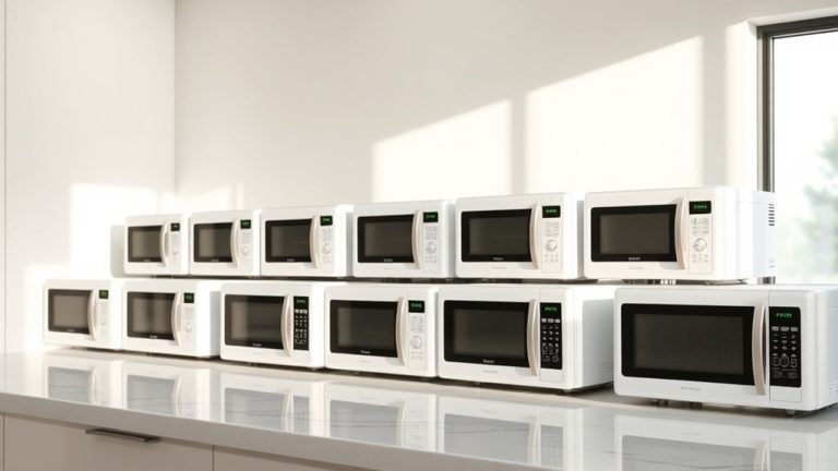 top white microwave ovens
