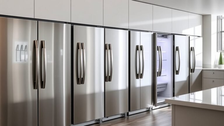 top zero clearance refrigerators