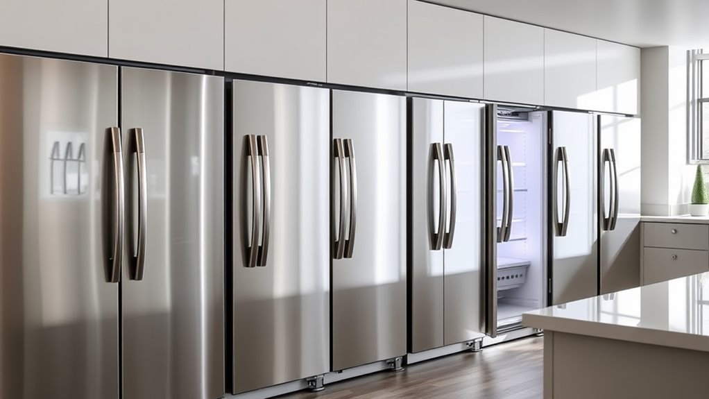 top zero clearance refrigerators
