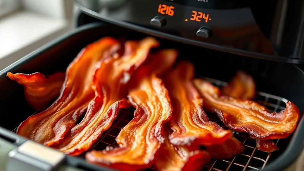 air fryer bacon settings