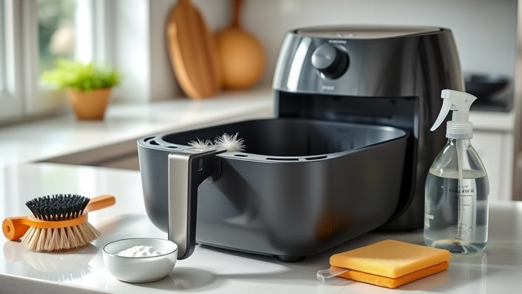 air fryer basket cleaning tips
