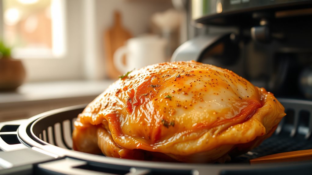 air fryer chicken thigh settings