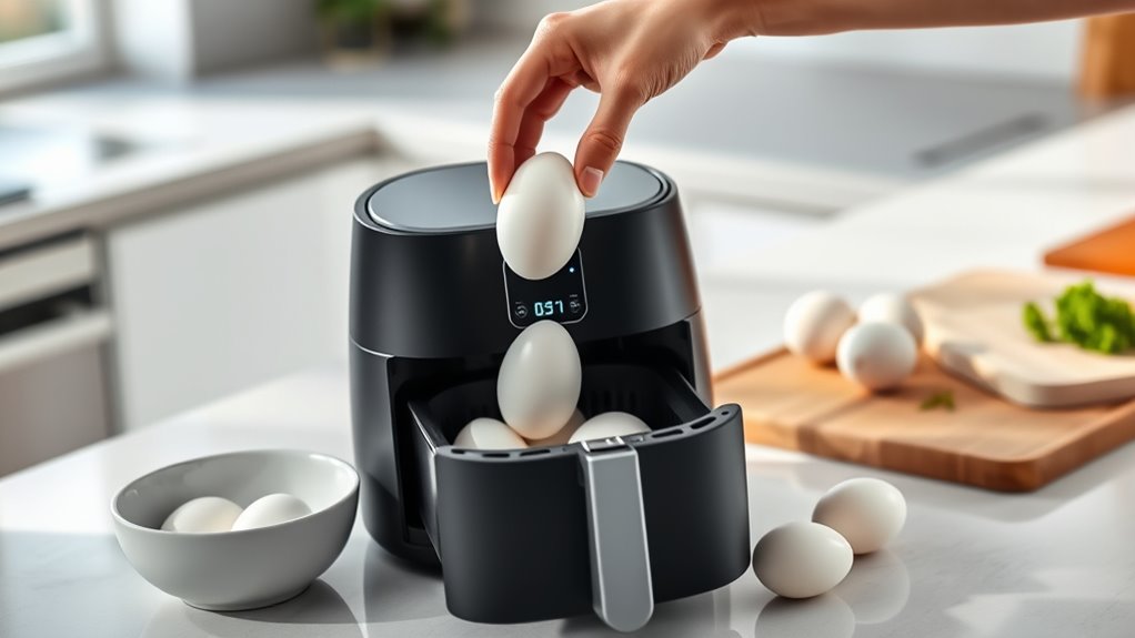 air fryer egg cooking