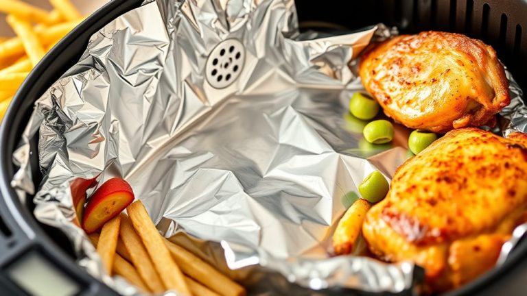air fryer foil techniques