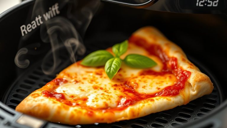 air fryer pizza reheating tips