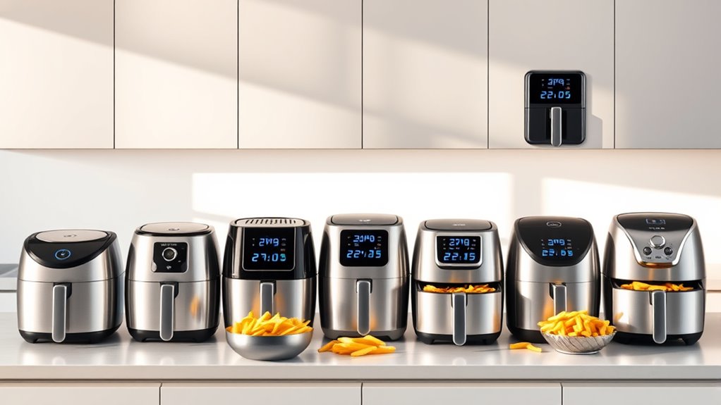 air fryer sizes for families