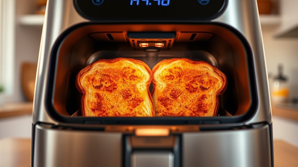 air fryer toast settings