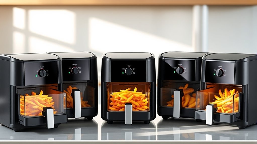 air fryers with windows