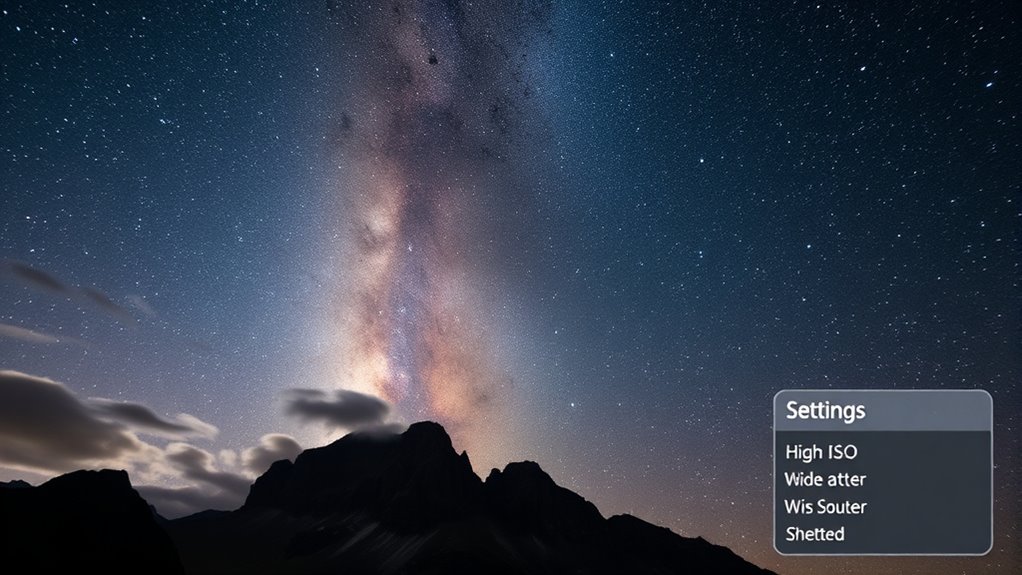 astrophotography settings for 2027