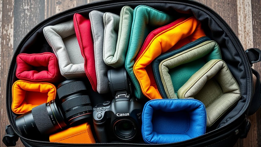 camera bag insert essentials