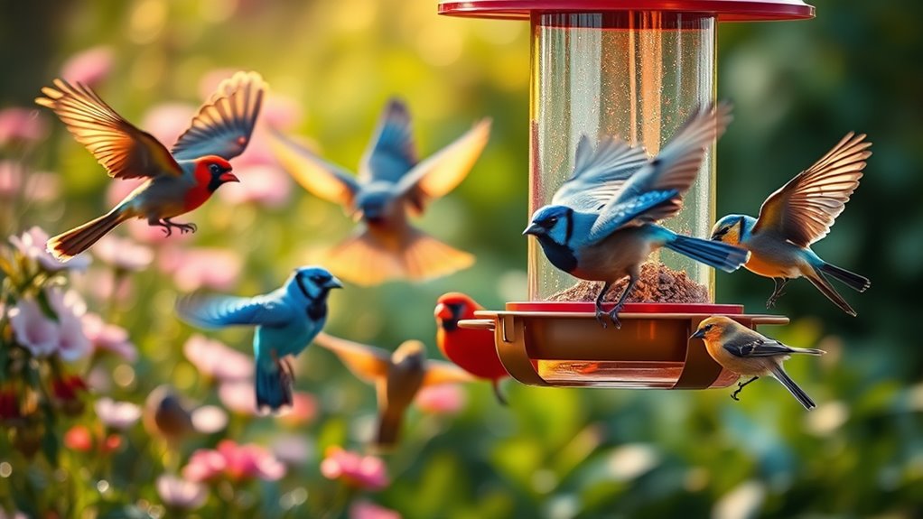 camera equipped bird feeders