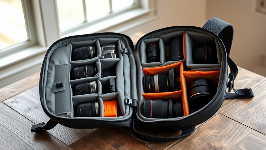 camera inserts for backpacks