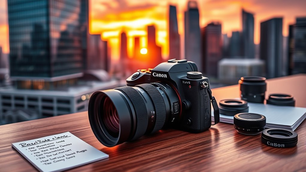 camera selection for architecture