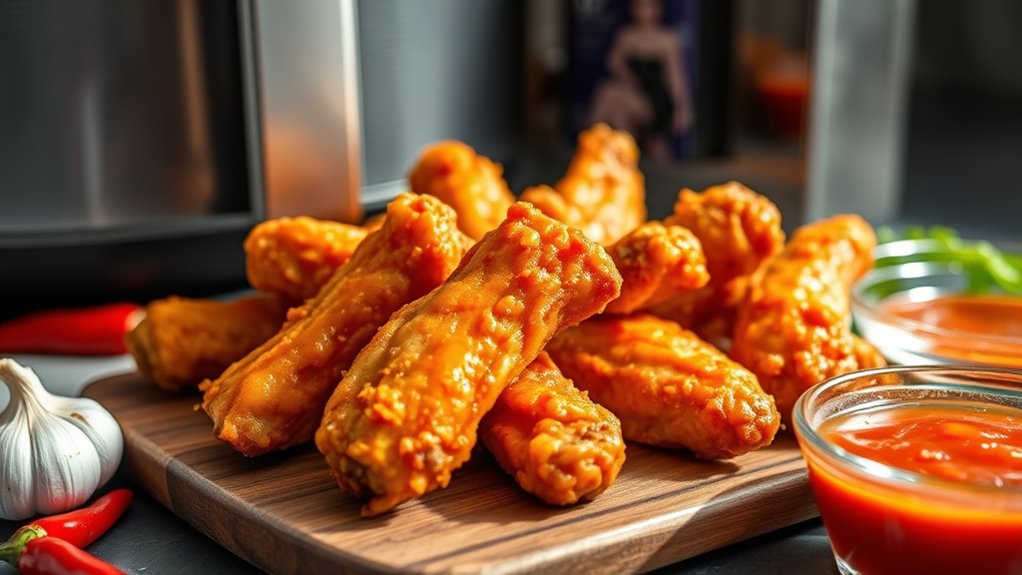 choosing flavorful healthy wings