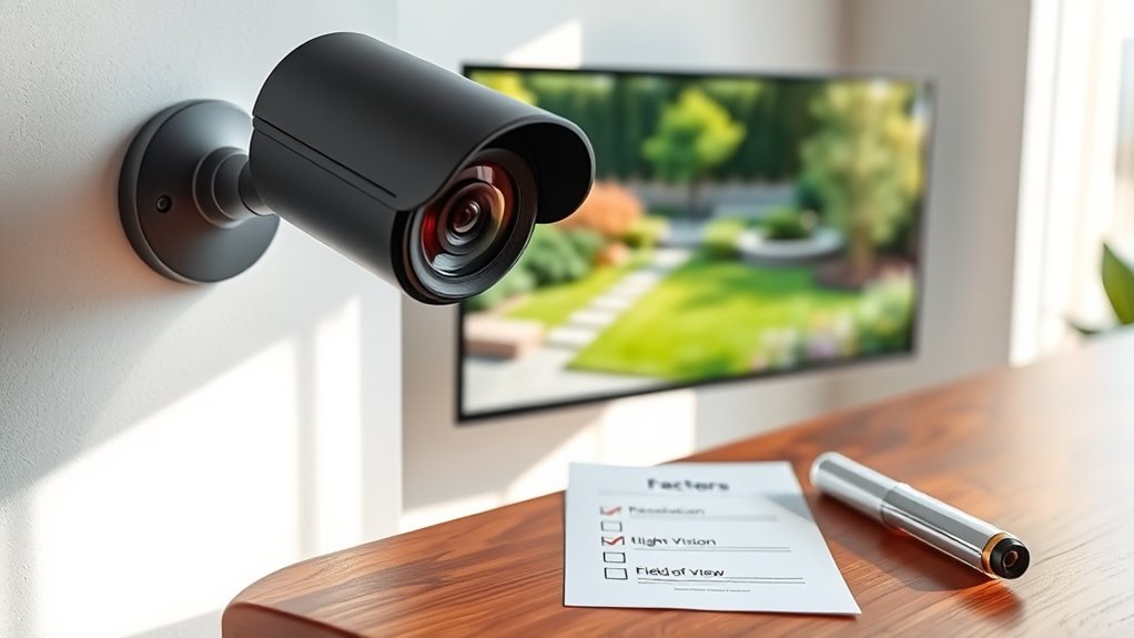 choosing security camera features