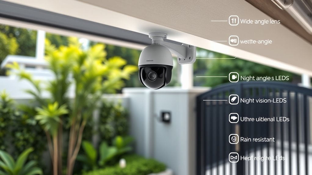 clear secure outdoor footage