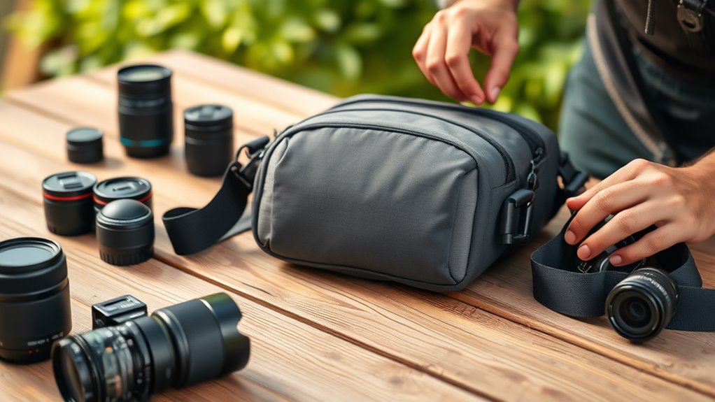 comfortable durable organized camera access