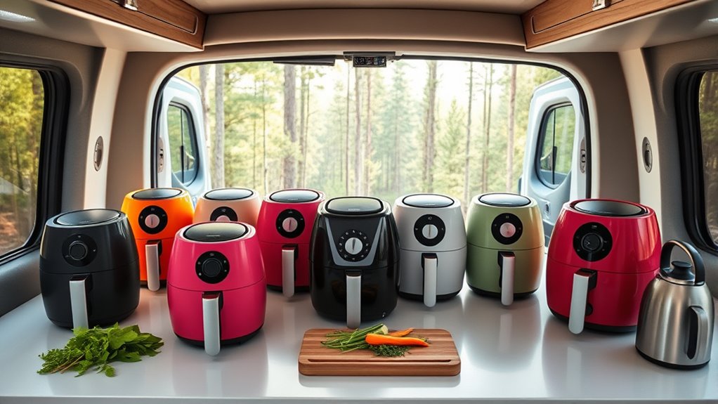 compact campervan air fryers