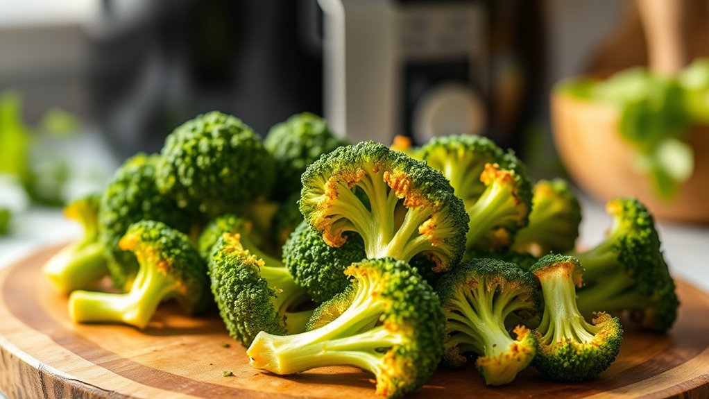 crispy air fryer broccoli