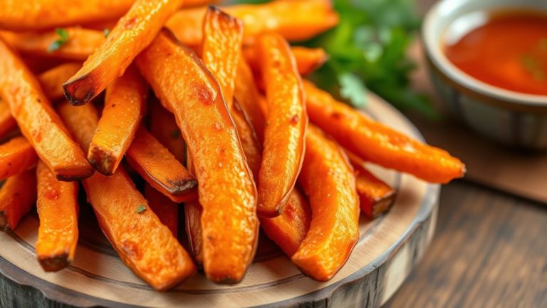 crispy air fryer sweet potatoes