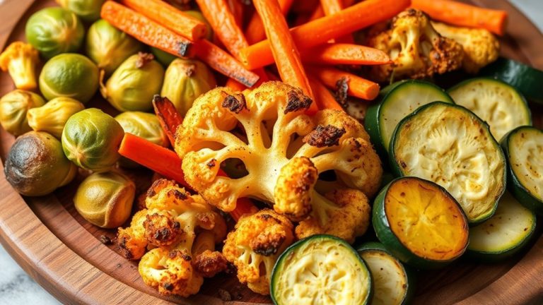 crispy fresh air fried veggies