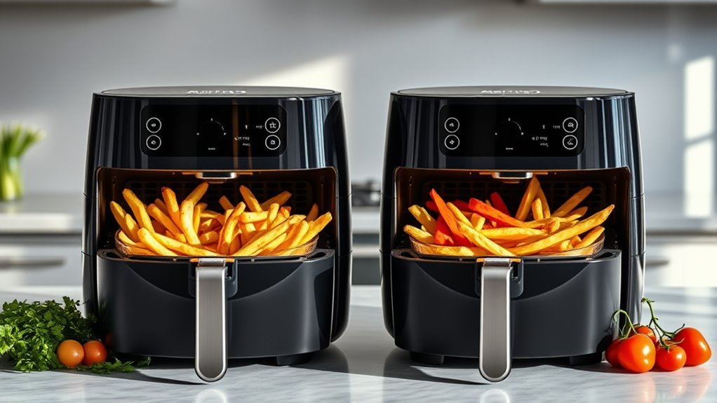 dual basket air fryers