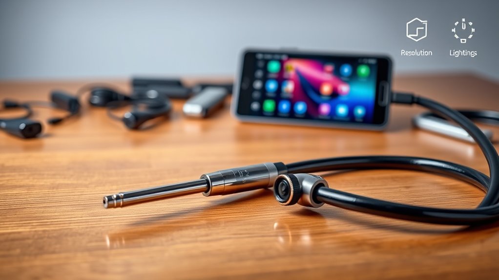 endoscope camera selection factors
