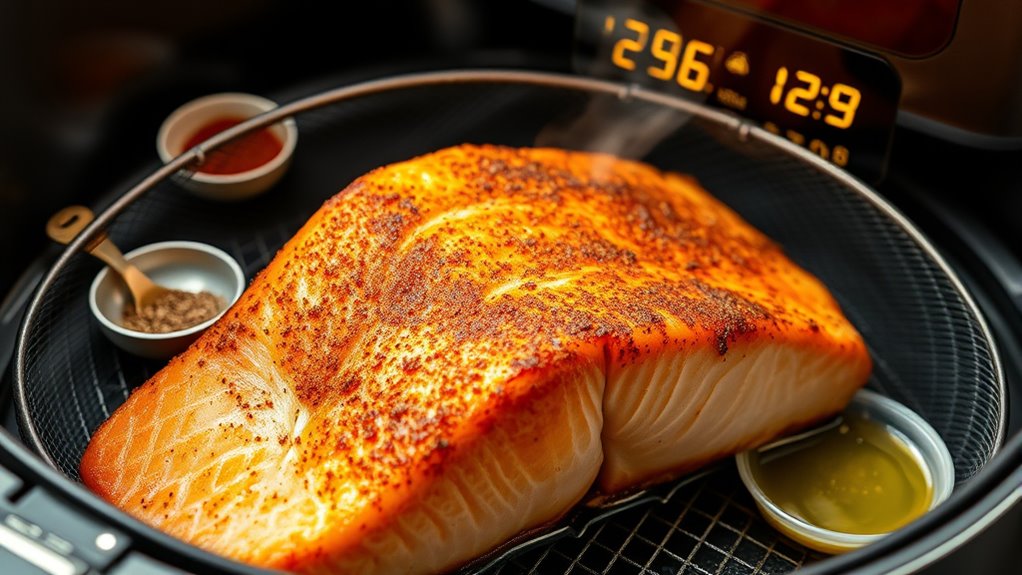frozen salmon air fryer