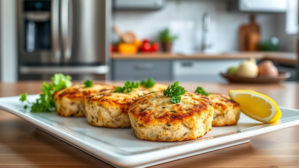 healthy air fryer tuna patties