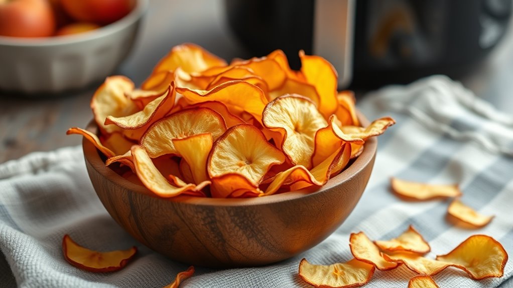 healthy crispy apple snacks