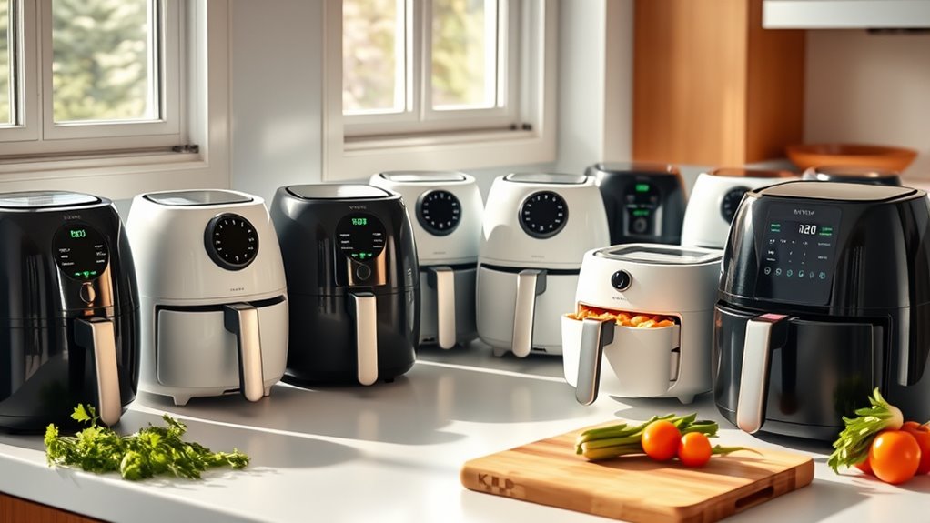 ideal small air fryer sizes