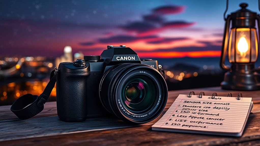 key factors for night photography