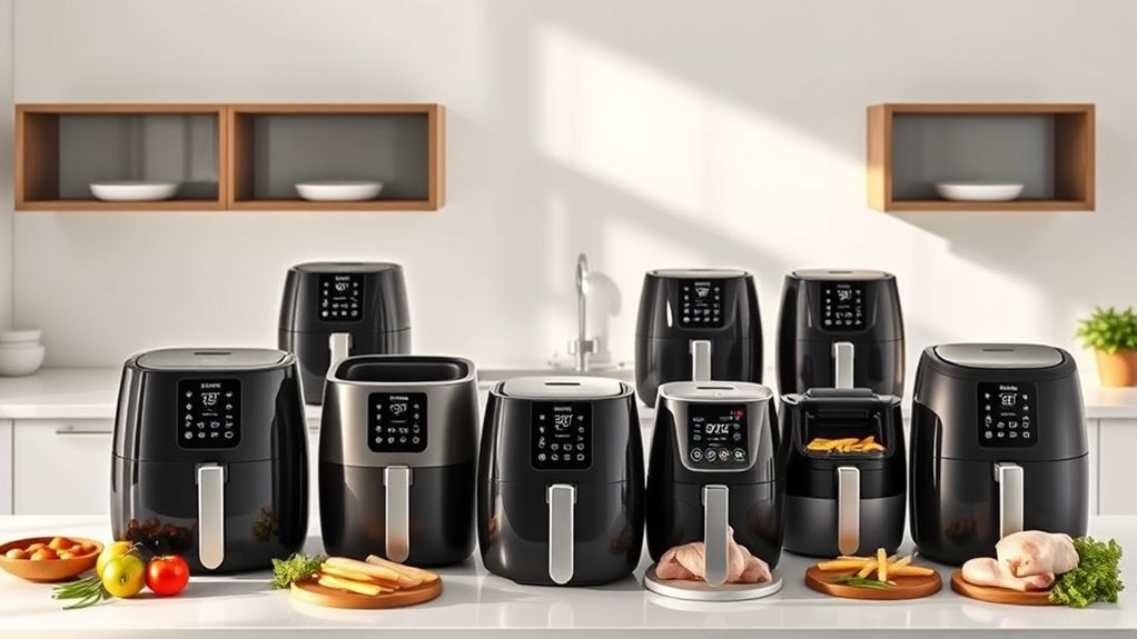 large capacity family air fryers