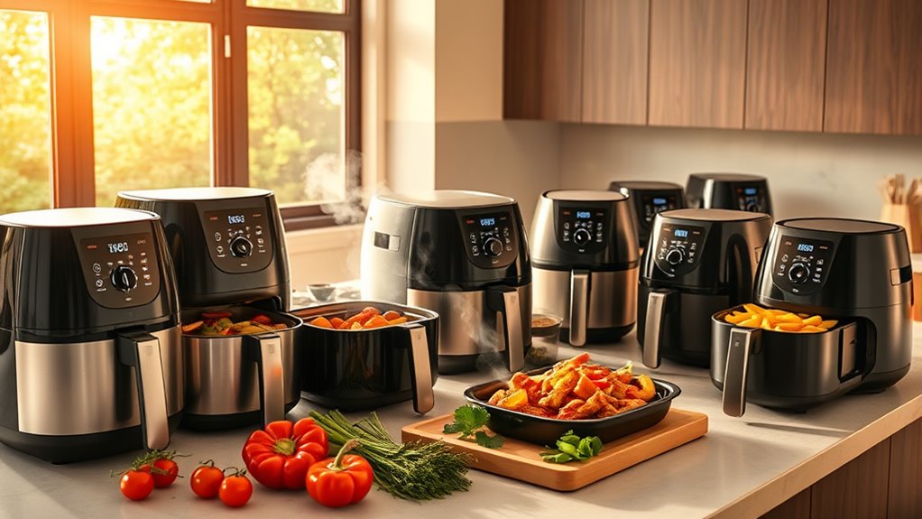 large capacity family air fryers