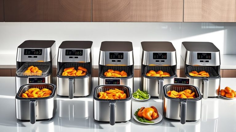 large capacity rotisserie air fryers