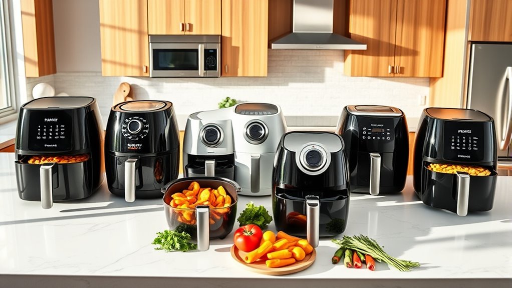 large family air fryers