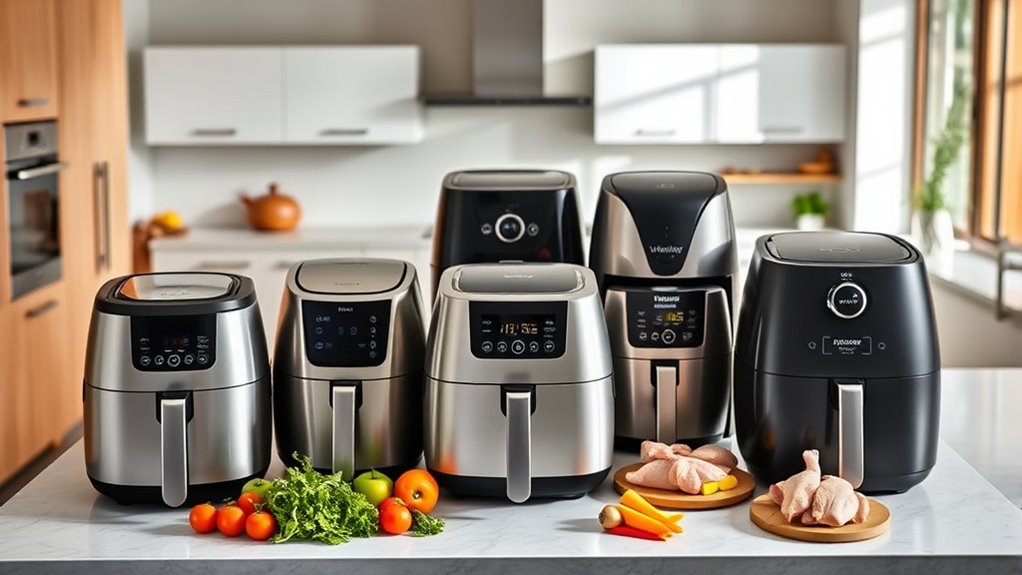 large family air fryers