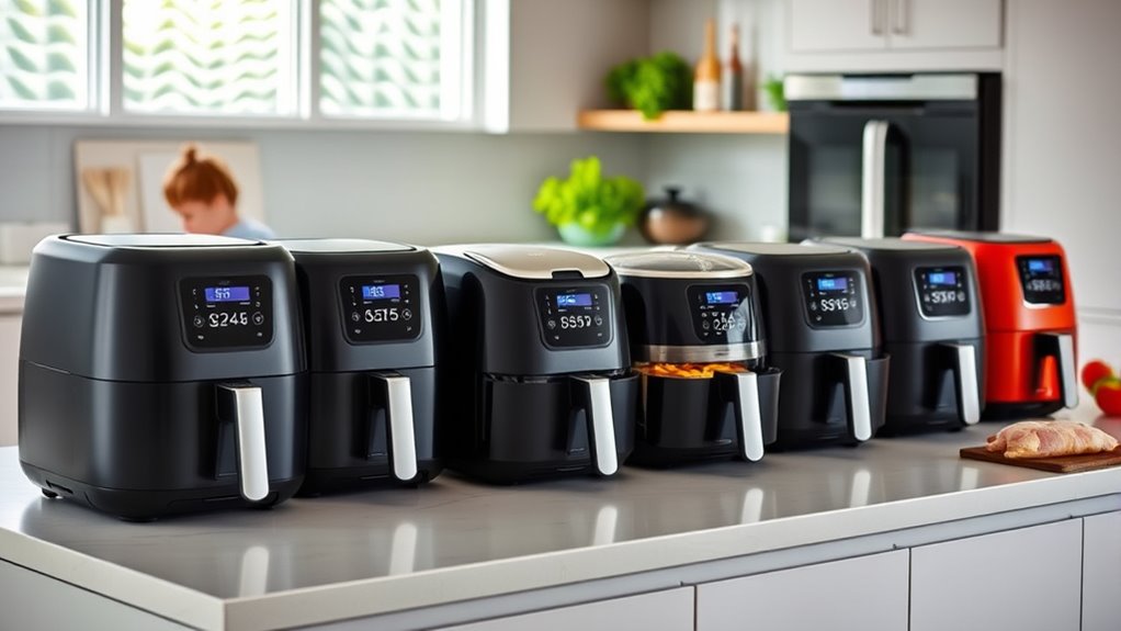 large family air fryers
