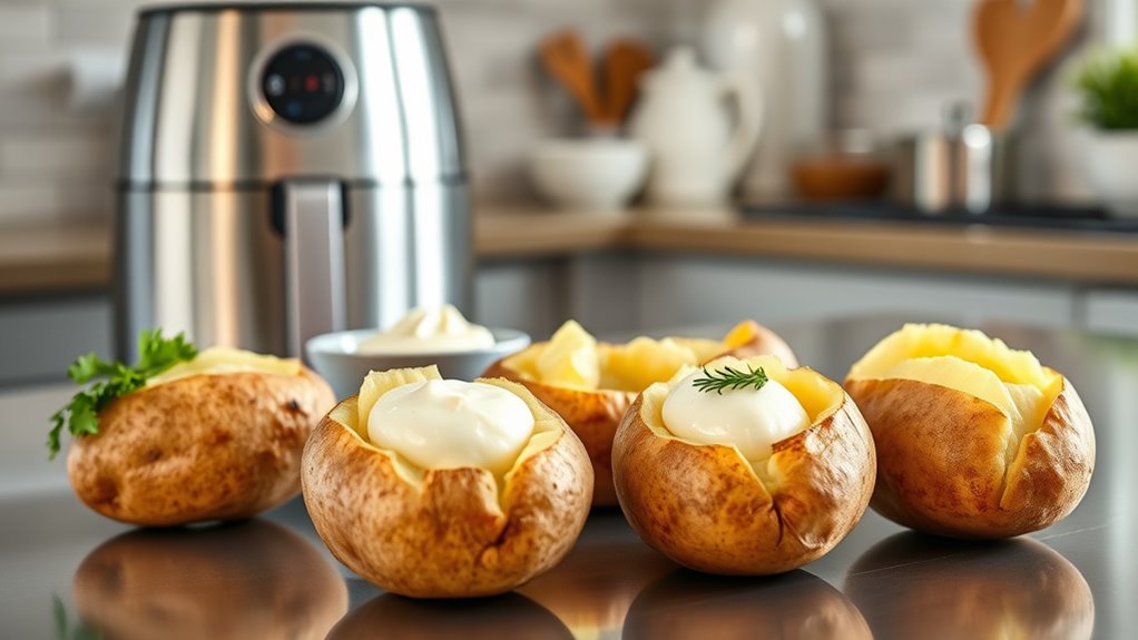 optimal air fryer baked potatoes