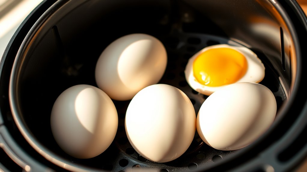 optimal air fryer egg settings