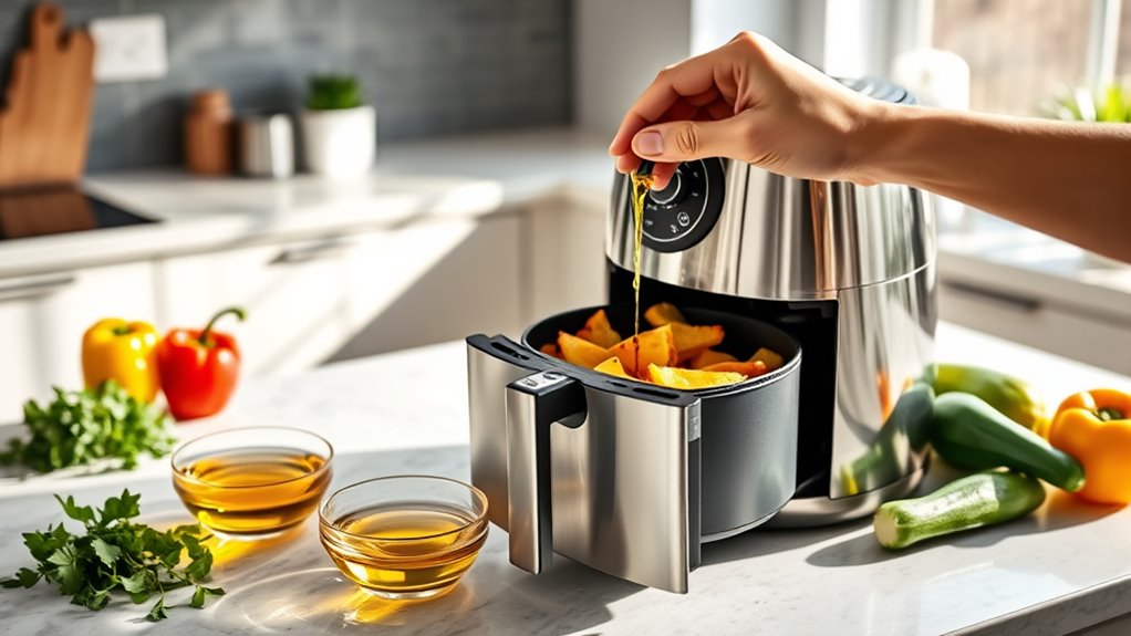 optimal air fryer oil tips